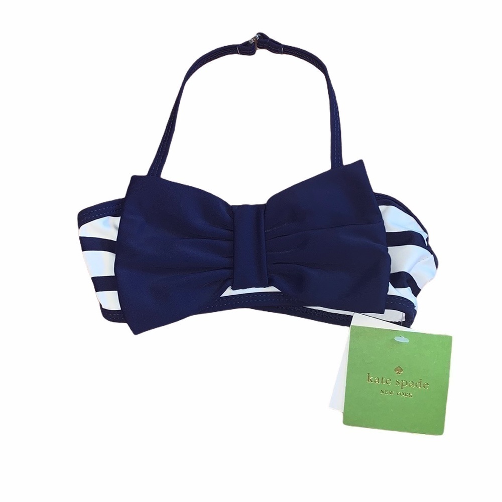 NWT Kate Spade Toddler Bow Halter Bikini Top